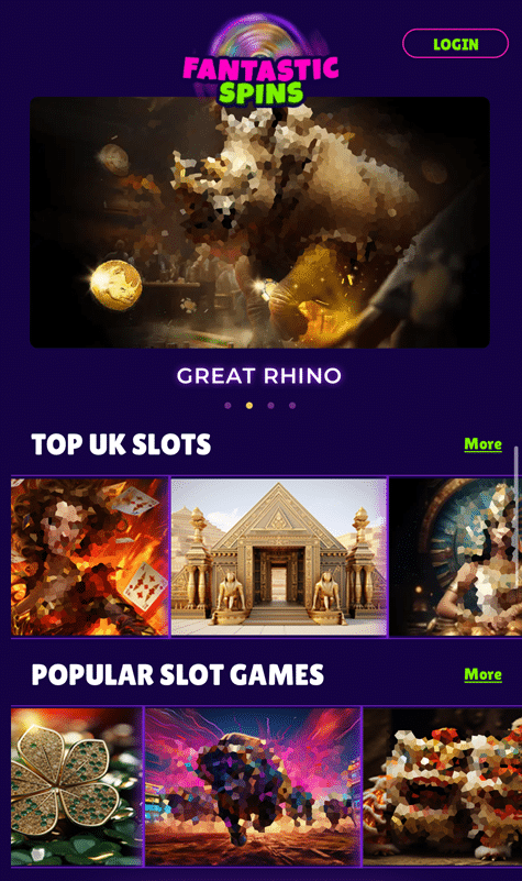 fantastic spins slot games